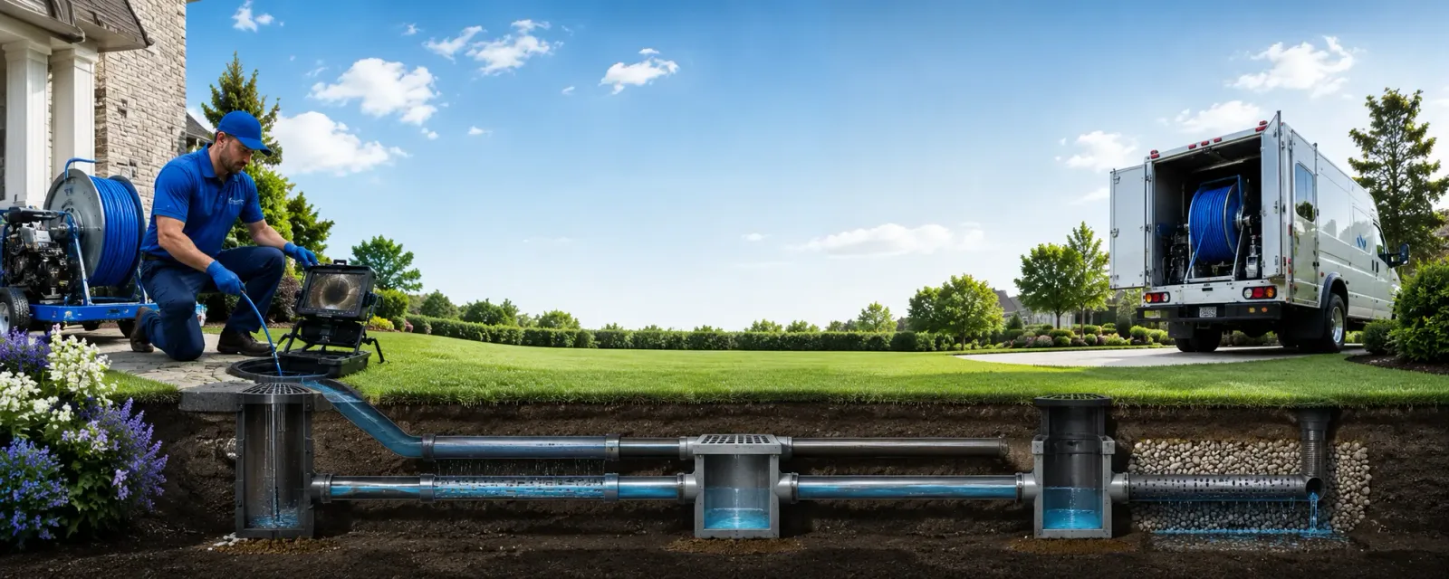 Outdoor drain cleaning information for Garards Fort, PA
